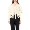 Alexander Mcqueen Women's Chuncky Cardigan In Bone