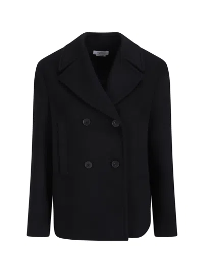 Alexander Mcqueen Women Coat In Black