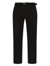 Alexander Mcqueen Black Cotton Blend Pant