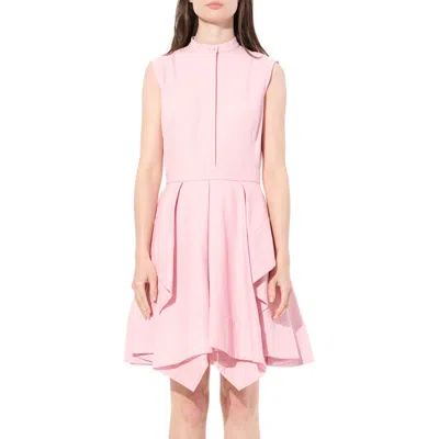 Alexander Mcqueen Women's Cotton Piquet Dress In Pink