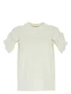 Alexander Mcqueen Alexander Mc Queen T Shirt With Ruffles