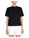 Alexander Mcqueen Women's Crewneck T-shirt In Black