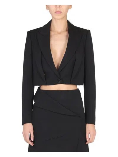 ALEXANDER MCQUEEN WOMEN'S CROPPED JACKET