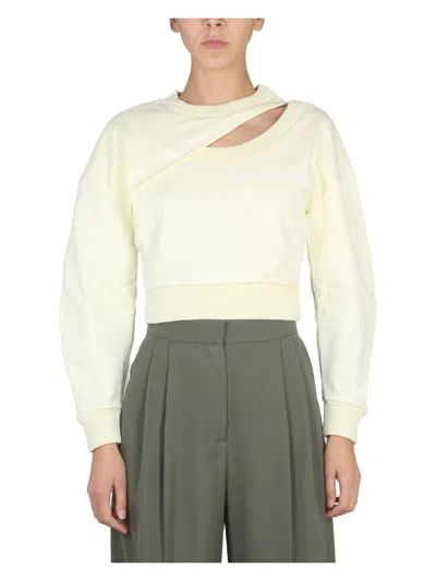 ALEXANDER MCQUEEN WOMEN'S CROPPED SWEATSHIRT