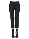 Alexander Mcqueen Alexander Mc Queen Cigarette Trousers In Black