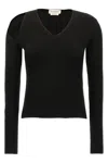 Alexander Mcqueen Cutout Ribbed Wool-blend Sweater In Black
