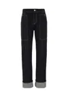 Alexander Mcqueen Dark Blue Denim Jeans