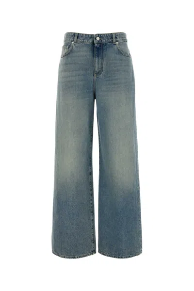 Alexander Mcqueen Women's Denim Jeans In Blue
