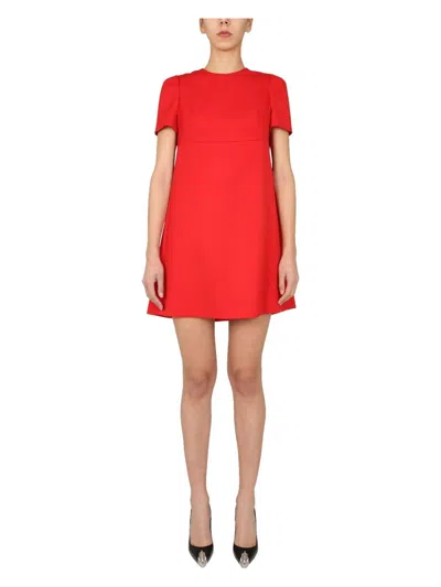 ALEXANDER MCQUEEN WOMEN'S DRESS WITH CAPE