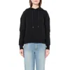 Alexander Mcqueen Women's Emb Hood Sweatshirt In Black