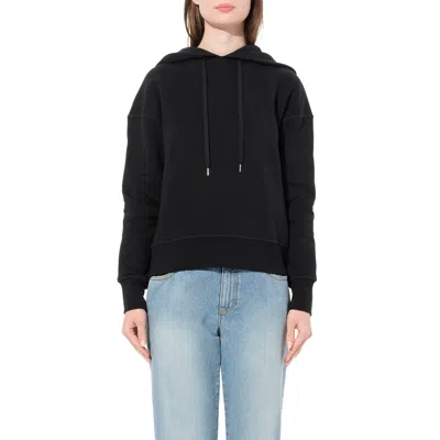 Alexander Mcqueen Women's Emb Hood Sweatshirt In Black