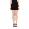 Alexander Mcqueen Women's Emb Shorts In Black