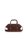 Alexander Mcqueen Women Farringdon Medium Bag In Brown