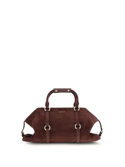 Alexander Mcqueen Women Farringdon Medium Bag In Brown