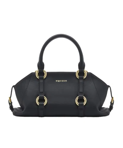 Alexander Mcqueen Women's Farringdon Small Bag In Black