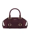 Alexander Mcqueen Women's Farringdon Small Bag In Oxblood In Red