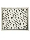 Alexander Mcqueen Alexander Mc Queen Biker Skull Wool Scarf In Multi