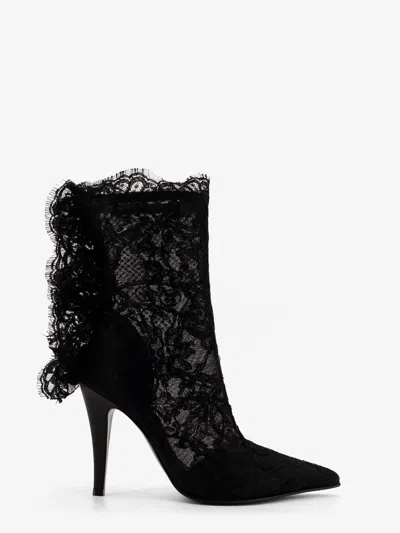 ALEXANDER MCQUEEN ALEXANDER MCQUEEN WOMEN HERON LACE BOOTS