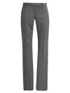 Alexander Mcqueen Mcqueen Herringbone Wool Pants In Gray