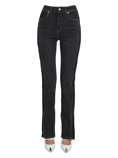 ALEXANDER MCQUEEN WOMEN'S JEANS WIDE LEG