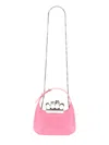 Alexander Mcqueen Alexander Mc Queen The Jewelled Hobo Mini Leather Shoulder Bag In Pink
