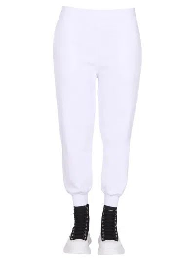 Alexander Mcqueen Jogging Pants In White