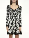 Alexander Mcqueen Women's Knit Dress Birds