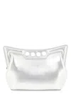 Alexander Mcqueen Women's La Borsa A Tracolla "peak" Mini In Silver