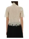 Alexander Mcqueen Women's Lace T Shirt
