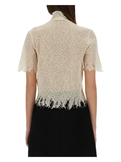 Alexander Mcqueen Women's Lace T Shirt