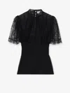 Alexander Mcqueen Top Mcqueen Woman Color Black In Black