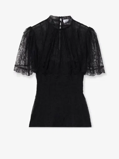 Alexander Mcqueen Women Lace Top In Black