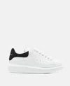 Alexander Mcqueen Black And White Low Top Sneakers With Logo Lettering On The Tongue And Contrasting Heel With Logo Le In White