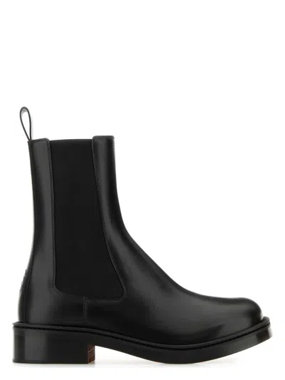 ALEXANDER MCQUEEN WOMEN'S LEATHER ANKLE BOOTS