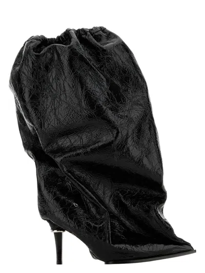 ALEXANDER MCQUEEN WOMEN'S LEATHER ANKLE BOOTS
