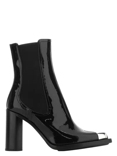 Alexander Mcqueen Women's Leather Ankle Boots