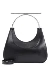Alexander Mcqueen Metal Handle Leather Shoulder Bag