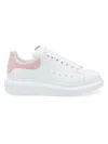 Alexander Mcqueen Oversized Lace-up Sneakes In White