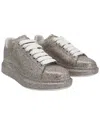 Alexander Mcqueen Women's Leather Multicolor Glitter Spray Oversized Sneaker  (authentic Pre-loved) In Multi