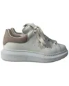 Alexander Mcqueen Women's Leather Oversized Sneaker, Size Eu | 37.5 (authentic  Pre-loved) In White