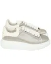 Alexander Mcqueen Women's Leather Oversized Sneaker (authentic Pre-loved) In White