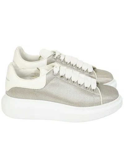 Alexander Mcqueen Women's Leather Oversized Sneaker (authentic Pre-loved) In White