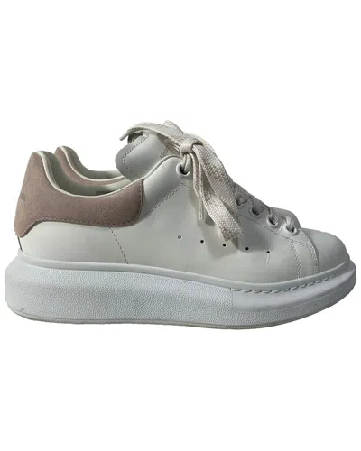 Alexander Mcqueen Women's Leather Oversized Sneaker, Size Eu | 37.5 (authentic  Pre-loved)