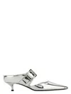 Alexander Mcqueen Leather Punk Pumps With 4 Cm Heel Height
