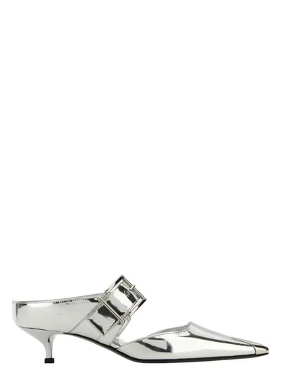 ALEXANDER MCQUEEN WOMEN'S LEATHER PUNK PUMPS