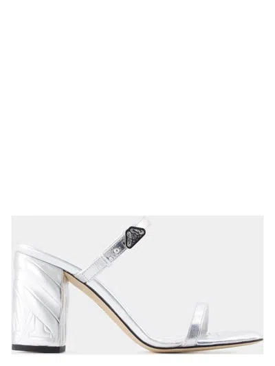 ALEXANDER MCQUEEN WOMEN'S LEATHER SEAL MULES