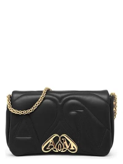 ALEXANDER MCQUEEN WOMEN'S LEATHER SMALL SEAL SHOULDER BAG