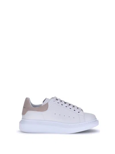 Alexander Mcqueen Leather Sneakers In White