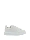 Alexander Mcqueen Women Leather Sneakers In White