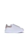 Alexander Mcqueen White Patchouli Leather Sneakers In White